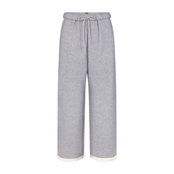 NWT Skims Cotton Fleece Straight Leg Pants - Picture 1 of 7
